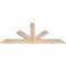 Ekena Millwork Saratoga Smooth Timber Gable Bracket, Douglas Fir, 48"W x 22"H x 1 1/2"D x 3 1/2"F, 11/12 Pitch GBW048X22X0204SAR00SDF - alternate 3